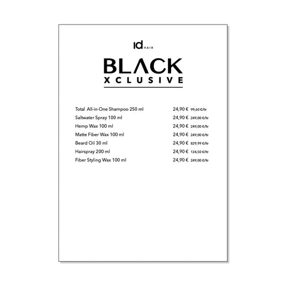 IdHAIR Black Xclusive - hinnasto A6