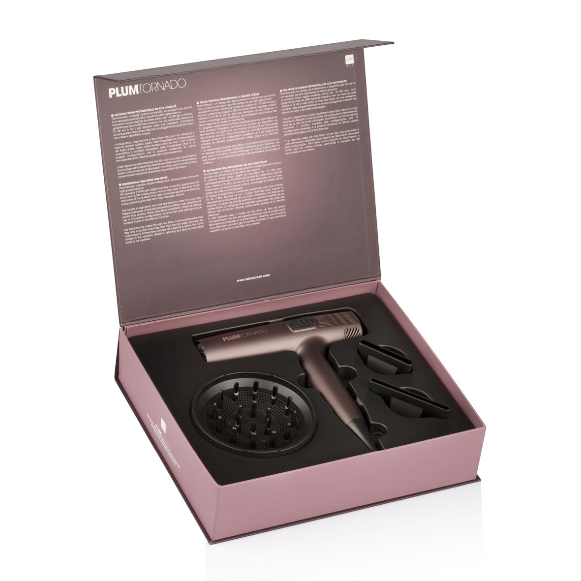 Föönin paino on 280 g