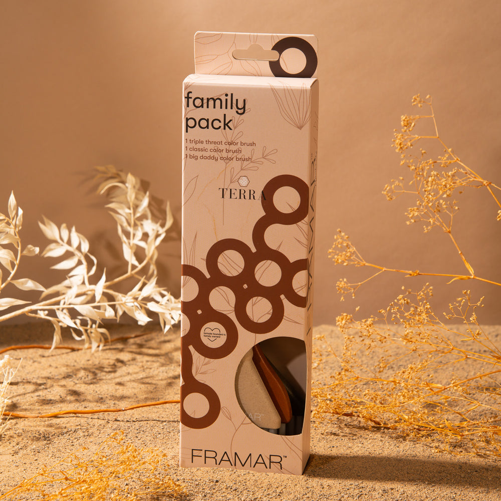 
                      
                        FRAMAR Family Pack Brush Set -värisudit, Terra (3 kpl)
                      
                    