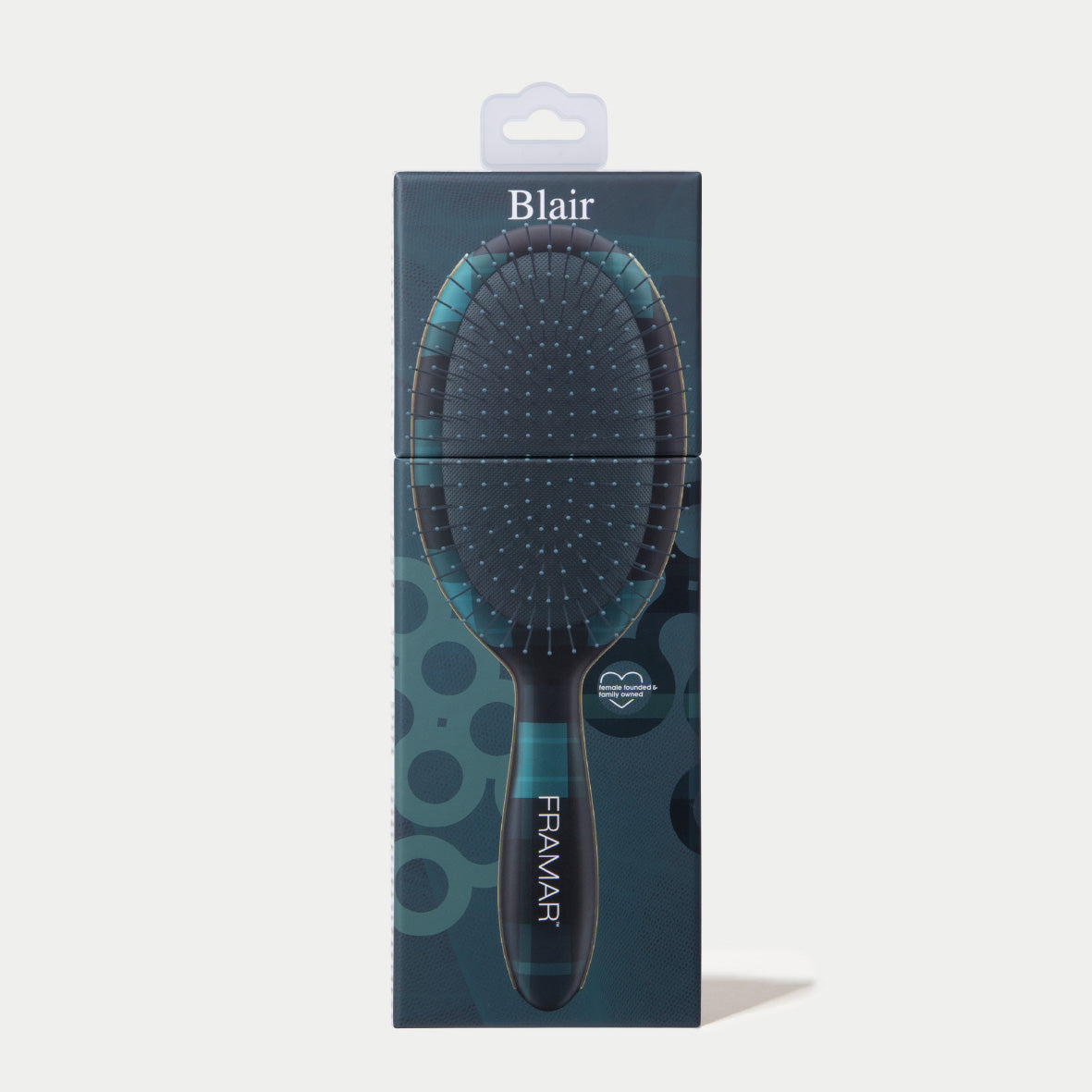 FRAMAR Detangle Brush -hiusharja, Plaid Hair Day - Blair