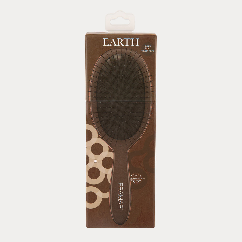 FRAMAR Detangle Brush -hiusharja, Terra - Earth