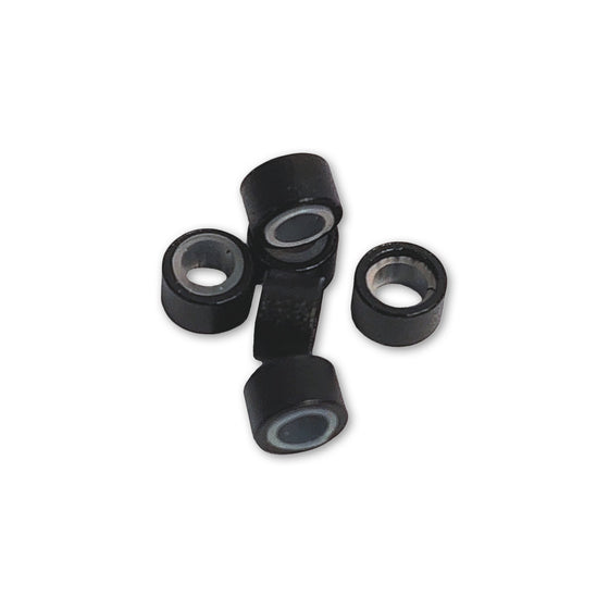 BLONG MicroRing -kiinnitysrenkaat 5mm*3,5mm (silikoni), 100 kpl #musta