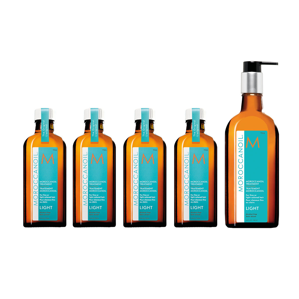 MOROCCANOIL Treatment Light, 4+1 - KAMPANJA 01/25