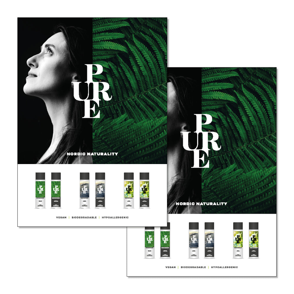 PURE Juliste 1 - 50 x 70 cm, 2 -puol.