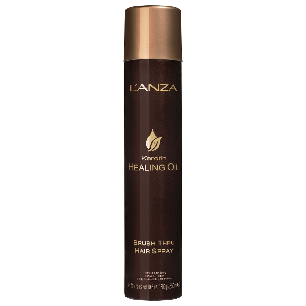 LANZA Keratin Healing Oil Brush Thru Hair Spray 350 ml