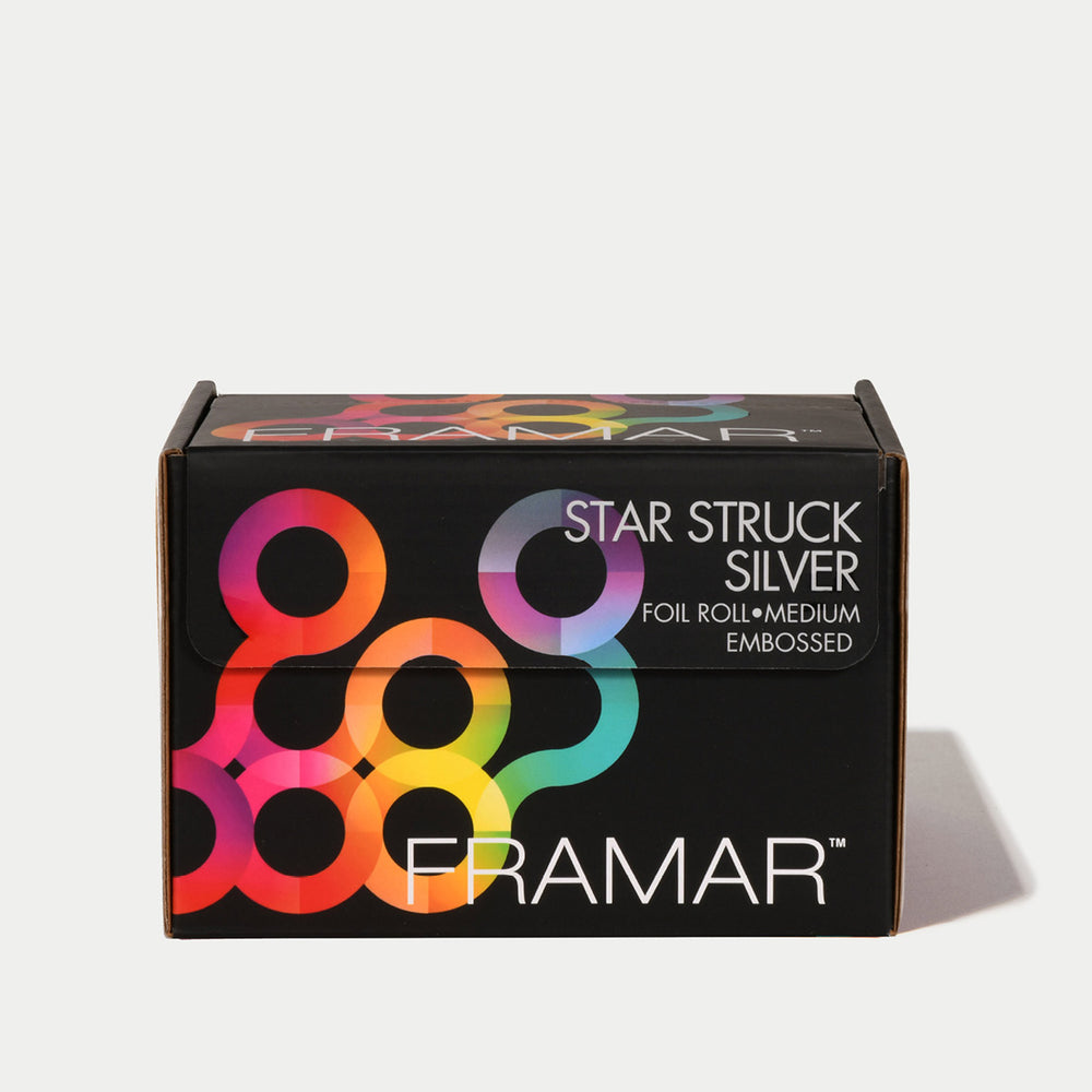 FRAMAR Embossed Roll -foliorulla, Silver (97,5 m)